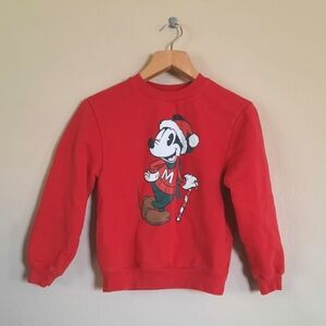 Kids Mickey Mouse Disney Santa Christmas Sweater